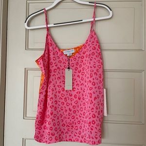 Pink and Orange Animal Cami Top